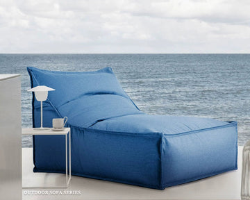 MRLAZY outdoor leisure lazy sofa swimming pool open-air balcony modern simple waterproof custom fabric large sofa