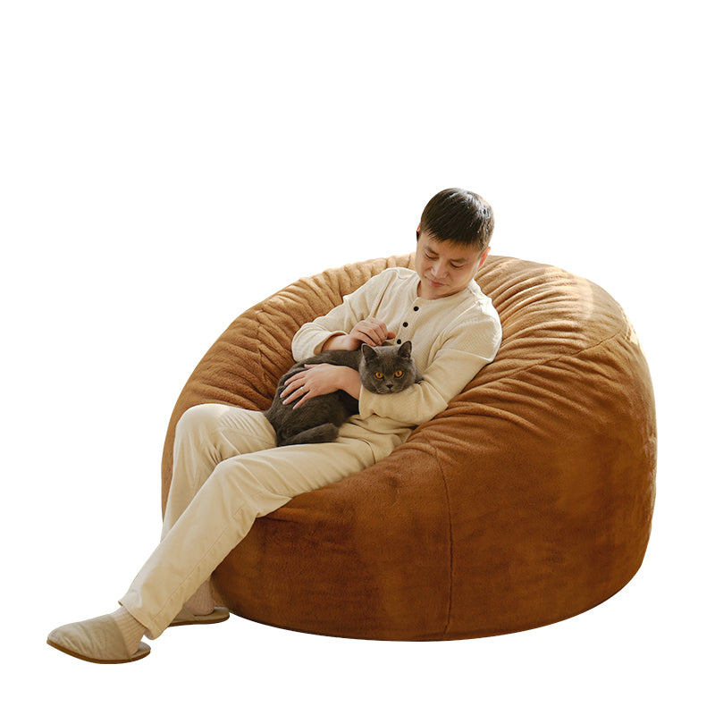 Mrlazy Luxury Giant Velvet Bean Bag – Filled with Super Soft Rabbit Fur, Perfect for Winter