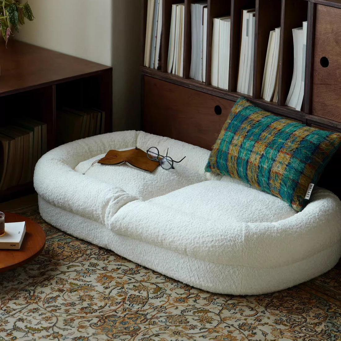 MRLAZY Lazy Sofa Foldable Tatami Single Living Room Bedroom Human Kennel Removable Small Sofa Bed