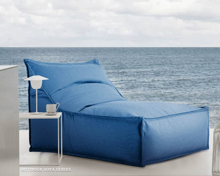 MRLAZY outdoor leisure lazy sofa swimming pool open-air balcony modern simple waterproof custom fabric large sofa