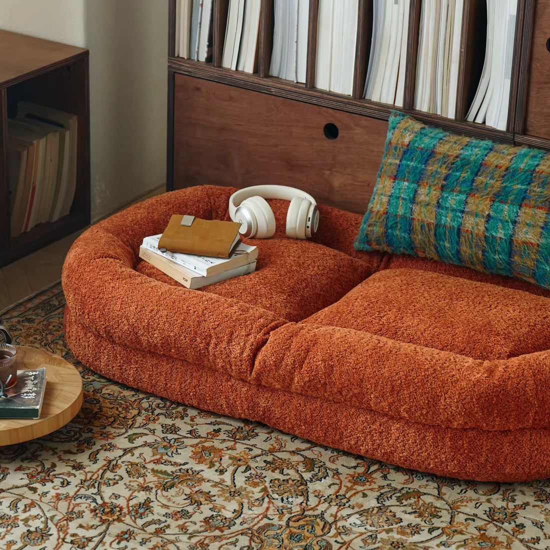 MRLAZY Human Kennel Lazy Sofa Bay Window Tatami Bedroom Reading Area Single Foldable Small Sofa Bed